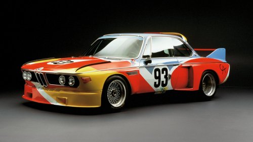 BMW, Car History BMW 3.0 CSL Art Car 1976: SAAT MOBIL BALAP JADI MEDIUM SENI
