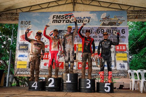 Ducati MX Team Indonesia Hasil FMSCT Thailand Motocross 2026: Diva Podium 3, Zidane 10 Besar