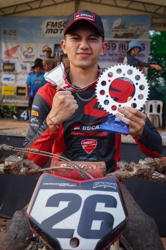Ducati MX Team Indonesia Hasil FMSCT Thailand Motocross 2026: Diva P3, Zidane Top 10