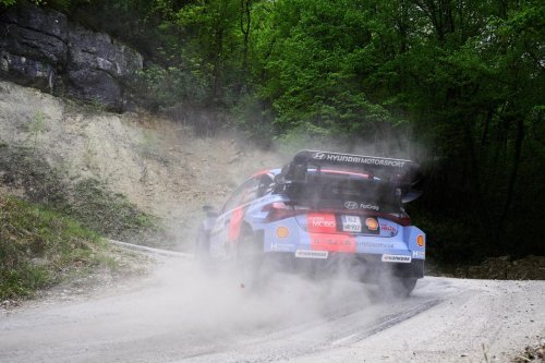 Hyundai, Hyundai i20, Hyundai i20 N Rally1 Croatia Rally Hari 1: Neuville Tempel Pajari, Hyundai Berpeluang Podium