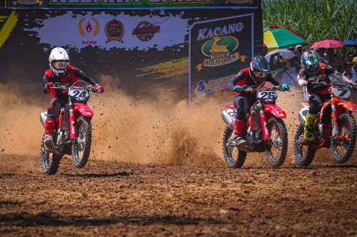 Ducati, Kejurnas Motocross Drama di Race 2, Ducati MX Team Indonesia Tetap Panen Poin Penting
