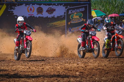 Ducati, Kejurnas Motocross Drama di Race 2, Ducati MX Team Indonesia Tetap Panen Poin Penting