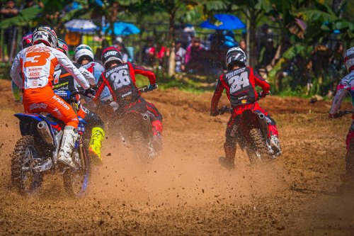 Ducati, Kejurnas Motocross Drama di Race 2, Ducati MX Team Indonesia Tetap Panen Poin Penting