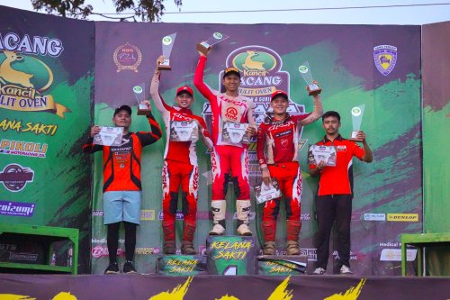 Kejurnas Motocross Drama di Race 2, Ducati MX Team Indonesia Tetap Panen Poin Penting