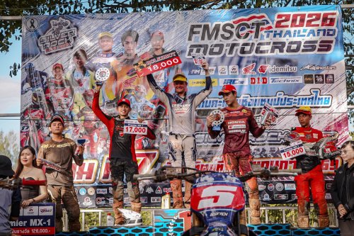 FMSCT Thailand Motocross Championship Jatuh di Ujung Balapan, Diva Ismayana Tetap Raih Podium di Thailand