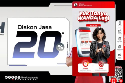 Honda, Asisten Virtual Wanda, Asisten Virtual Honda yang Siap Layani Konsumen 24 Jam