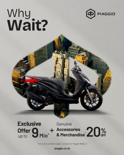 Promo Motor Awal Tahun Promo Awal 2026 Piaggio Group – DISKON HINGGA RP 12 JUTA