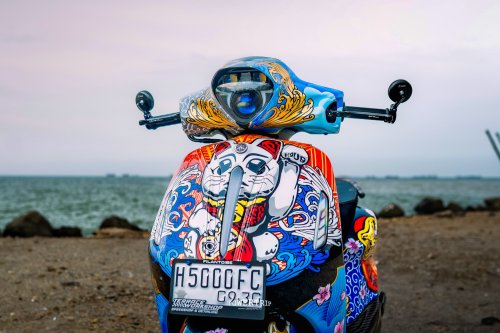 Yamaha, Garage Goal Modifikasi | Yamaha Grand Filano Hybrid – SPORTY JAPANESE VIBE