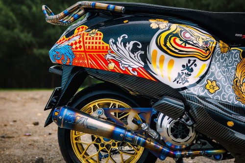 Garage Goal Modifikasi | Yamaha Grand Filano Hybrid – SPORTY JAPANESE VIBE