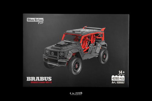 4 by Four Modifikasi | BlueBrixx-Pro 1:8 BRABUS CRAWLER – BUILD YOUR OWN