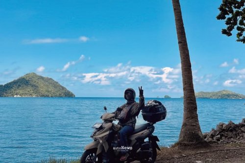 Yamaha, Touring, Skuter Matik Yamaha Gear Ultima Dipakai Touring 566 Km – CUMA ISI BENSIN 2 KALI