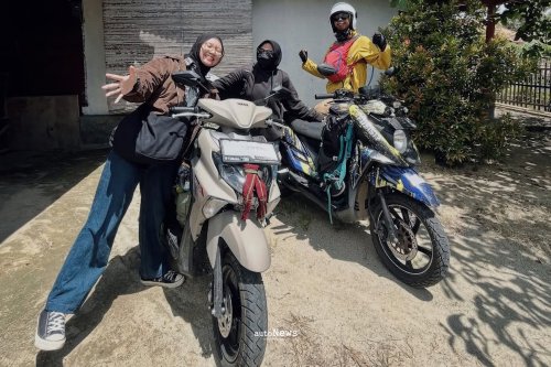 Yamaha, Touring, Skuter Matik Yamaha Gear Ultima Dipakai Touring 566 Km – CUMA ISI BENSIN 2 KALI