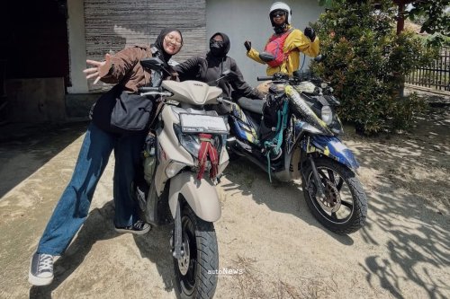 Yamaha, Skuter Matik Yamaha Gear Ultima Dipakai Touring 566 Km – CUMA ISI BENSIN 2 KALI
