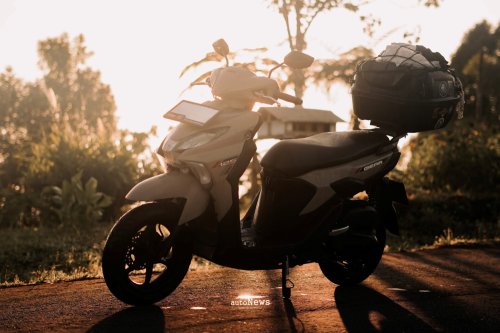 Yamaha, Touring, Skuter Matik Yamaha Gear Ultima Dipakai Touring 566 Km – CUMA ISI BENSIN 2 KALI