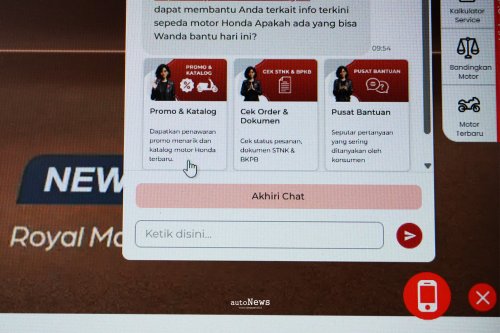 Honda, Asisten Virtual Lewat Aplikasi Wanda – BELI MOTOR HONDA SEMUDAH KIRIM WHATSAPP