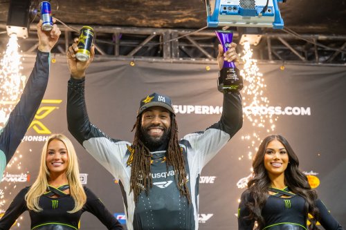 AMA Supercross Championship Malcolm Stewart – PEMBALAP GONDRONG PODIUM DETROIT 450SX