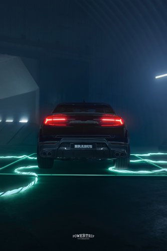 Power Trip BRABUS 900 MINT &amp; SUPERBLACK – SUPER SUV HYBRID 900 HP