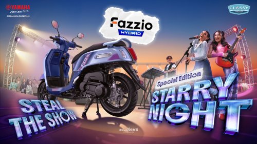 Yamaha, Facelift Motor Fazzio Hybrid Tampil Beda – YAMAHA RILIS WARNA BARU STARRY NIGHT