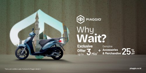 Promo Motor Promo Ramadhan Piaggio Group Brands – DISKON HINGGA RP 12 JUTA