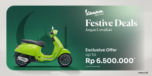 Promo Motor Promo Ramadhan Piaggio Group Brands – DISKON HINGGA RP 12 JUTA
