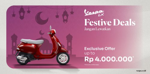 Promo Motor Promo Ramadhan Piaggio Group Brands – DISKON HINGGA RP 12 JUTA
