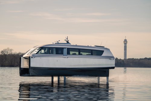 Candela’s new P-12 Business electric ferry is luxury soaring just above the waves