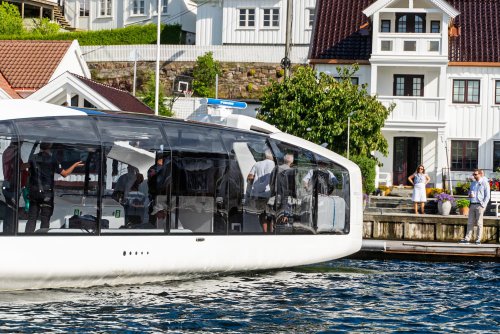 This futuristic-looking electric ferry just proved boats beat bridges in cities
