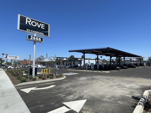Sneak peek of Rove's 2nd 'full service' EV charger in Costa Mesa, open Wed