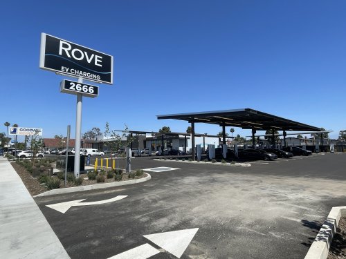 Sneak peek of Rove's 2nd 'full service' EV charger in Costa Mesa, open Wed