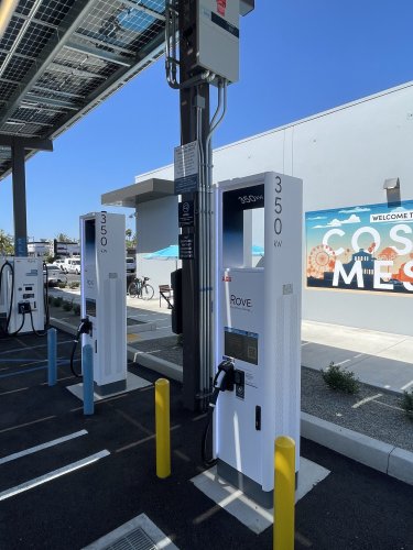 Sneak peek of Rove's 2nd 'full service' EV charger in Costa Mesa, open Wed