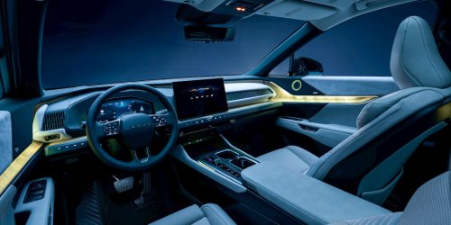 Lexus' electric 3-row SUV makes its first public appearance