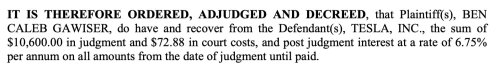 Tesla, This Tesla owner won a $10k refund in court for Tesla's FSD lies (Updated)