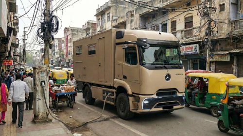 This electric semi truck will drive 'around the world in 80 charges'