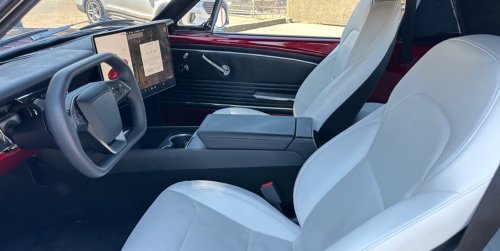 Ford, Ford Mustang, Tesla, 1966 Ford Mustang converted into a Tesla with working 'Full Self-Driving'