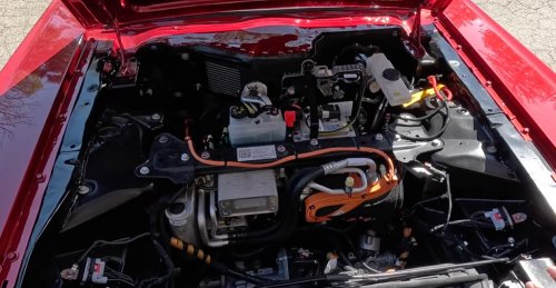 1966 Ford Mustang converted into a Tesla with working 'Full Self-Driving'