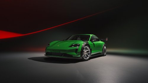 Porsche Taycan Turbo GT with Manthey Kit sets 6:55 Nürburgring EV record