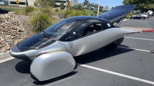 We finally got to drive the Aptera solar electric car