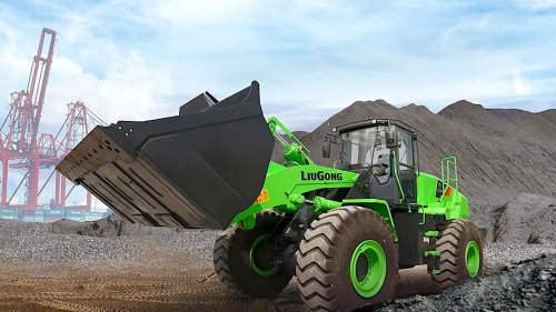 E-quipment highlight: 25-ton LiuGong 870HE electric wheel loader