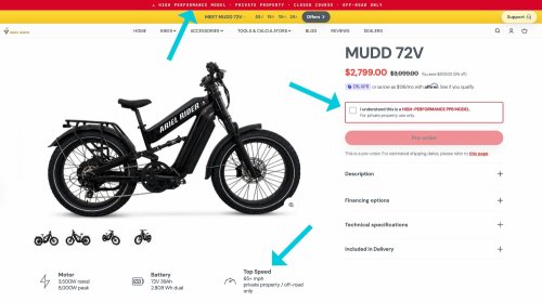 Ariel Rider launches outrageous new MUDD 72V bike with 65 MPH top speed