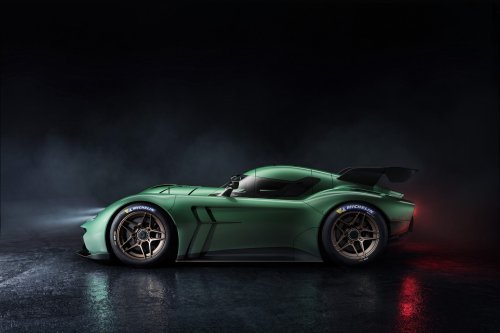 This electric race car can drive upside down and can be yours for a cool $1.3m