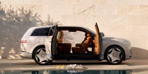 Genesis GV90 takes luxury up a notch with coach doors [Images]