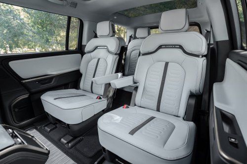 Rivian's 2027 R1S adds captain's chairs, its most-requested feature
