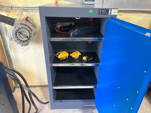I tested this lithium-ion battery charging cabinet as the safest place to charge your e-bike batteries