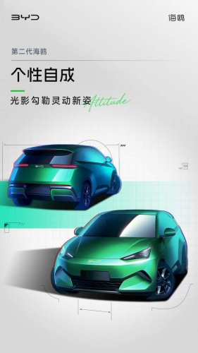 BYD offers a closer look at the new Seagull EV [Images]