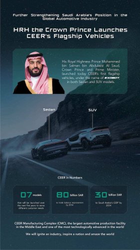 Ceer unveils EXOBOT EVs, Saudi Arabia's first electric vehicles