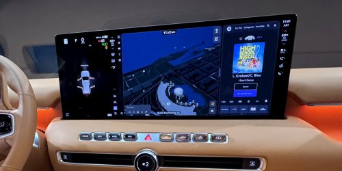 Genesis GV90 turns into a luxury theater with a pop-up 24.6" screen