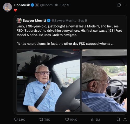 Tesla, Musk promotes blatant Tesla FSD misuse as crash lawyers rejoice