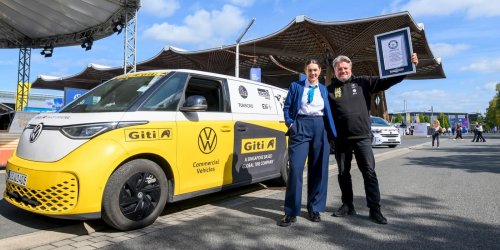 VW's EV van drove through 92 countries to set a new world record