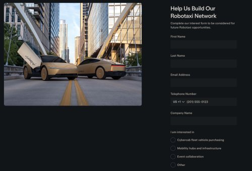 Tesla, Tesla opens search for Cybercab fleet sales, but FSD owners are still left out