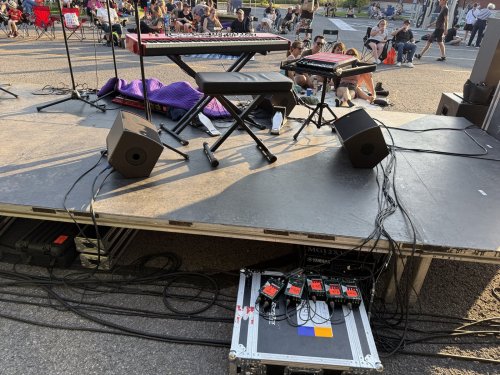 Two Silverado EVs and a 150 kWh battery powered an entire concert tour